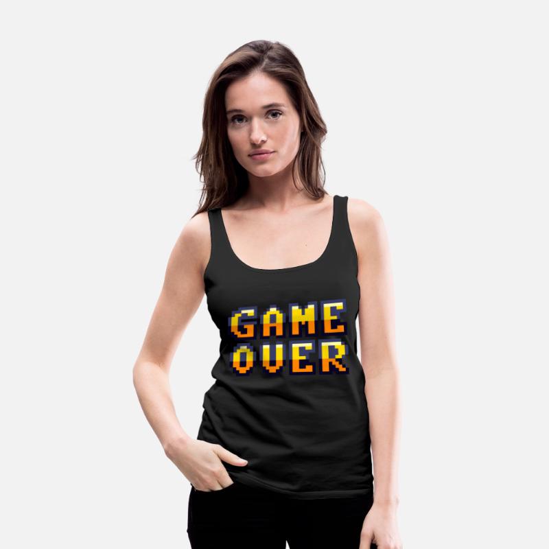 Game Over retrogaming vintage pixels