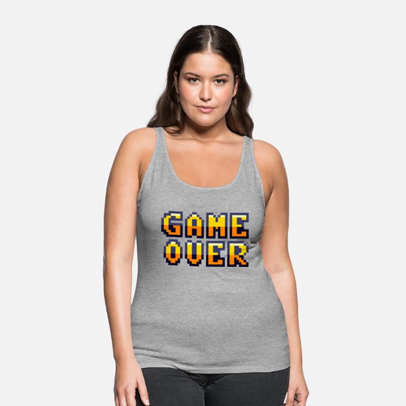 Game Over retrogaming vintage pixels