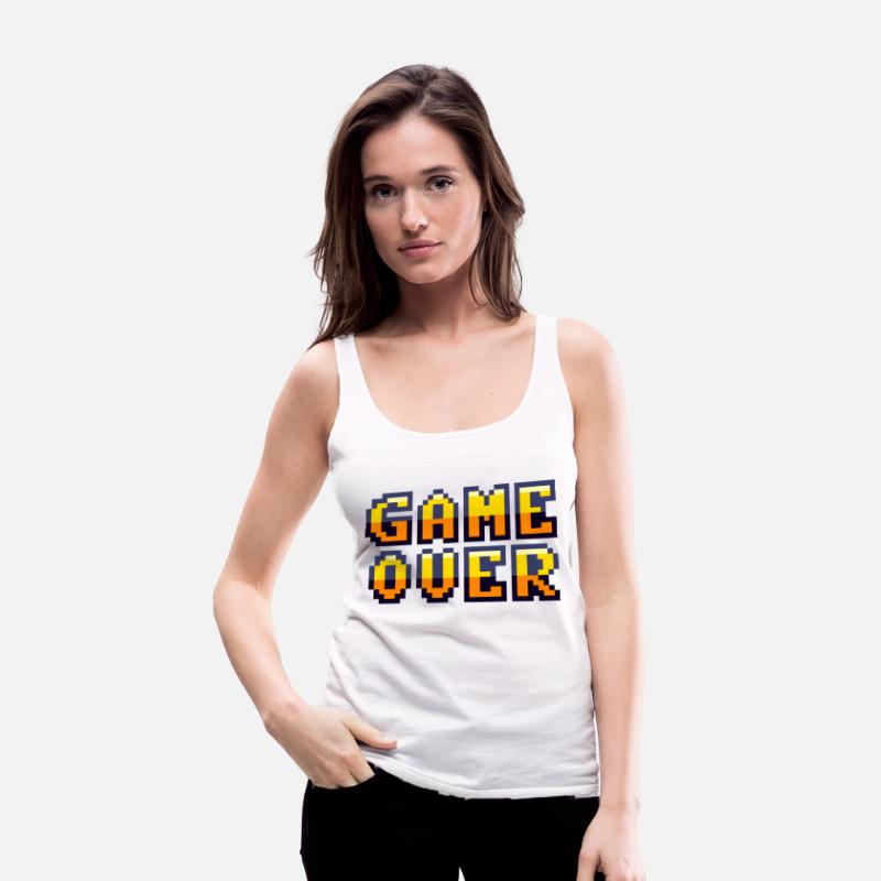Game Over retrogaming vintage pixels