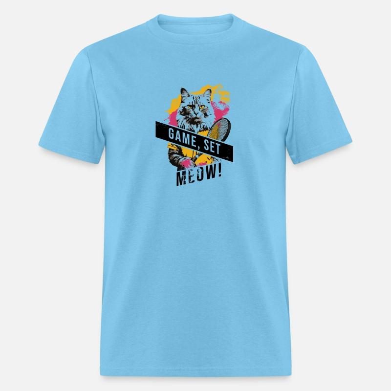 Game Set Meow, Tennis Cat Vintage