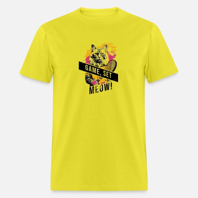 Game Set Meow, Tennis Cat Vintage