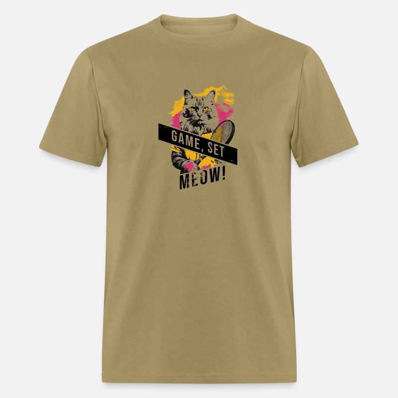 Game Set Meow, Tennis Cat Vintage