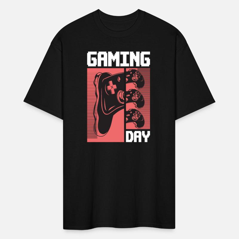 Gaming day nerd gamer playing video game