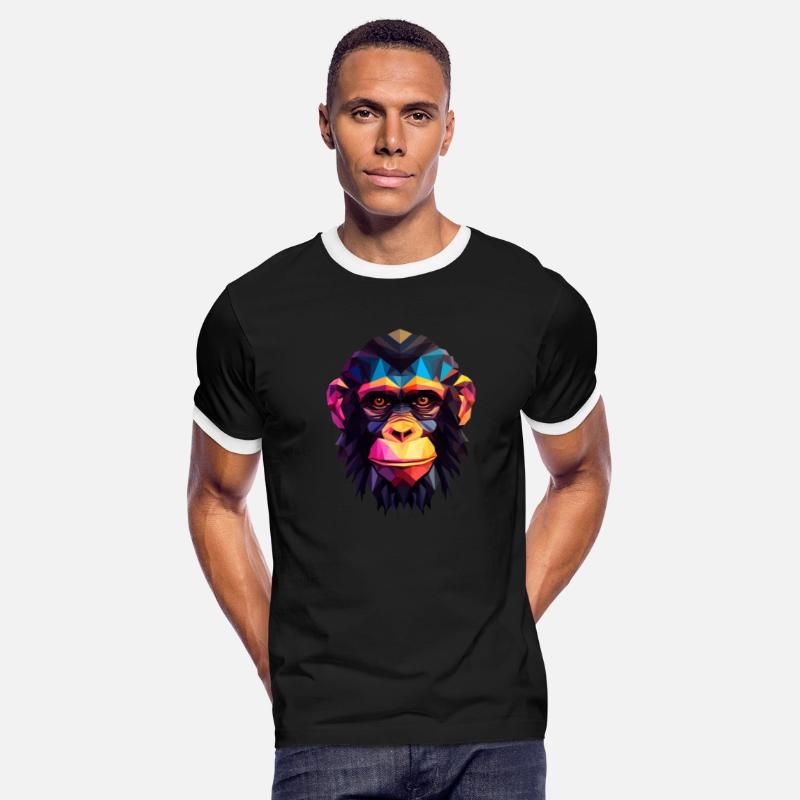 Geometric Style Chimpanzee
