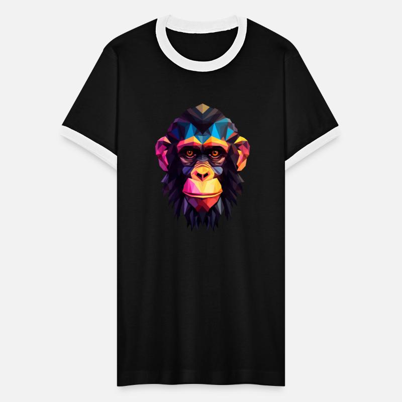 Geometric Style Chimpanzee