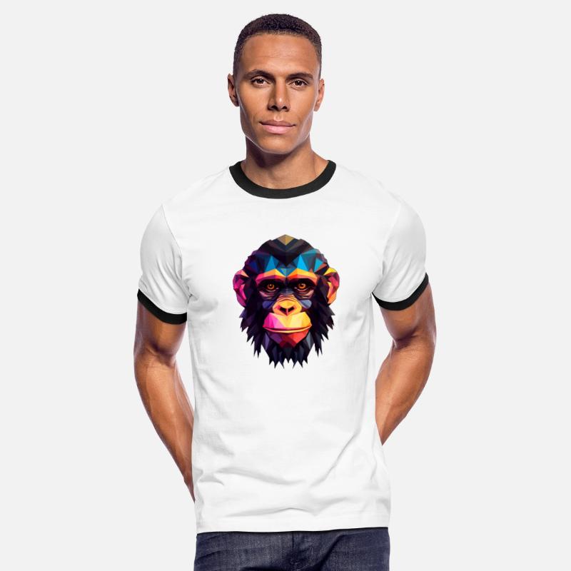Geometric Style Chimpanzee