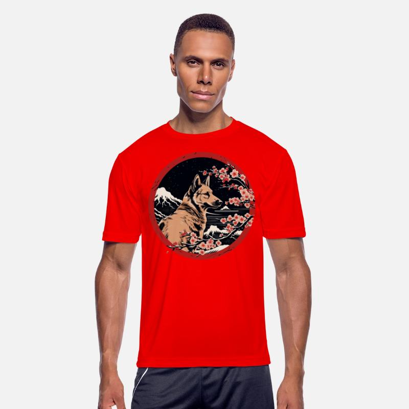 German Shepherd Funny Dog Asia Art Popular Artwork