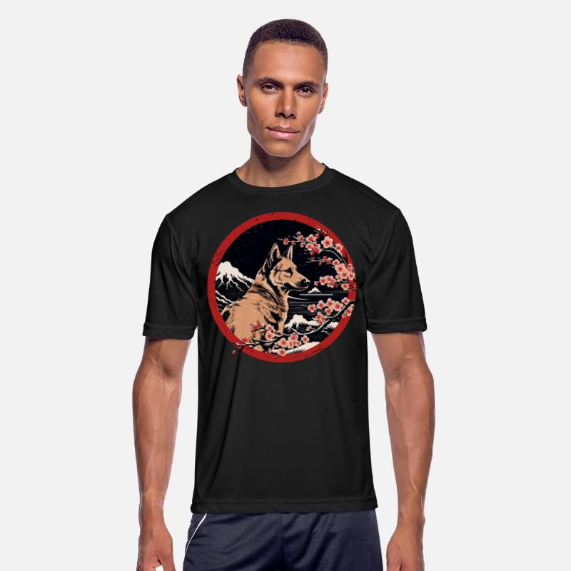 German Shepherd Funny Dog Asia Art Popular Artwork