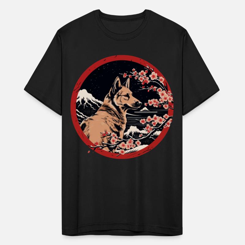 German Shepherd Funny Dog Asia Art Popular Artwork