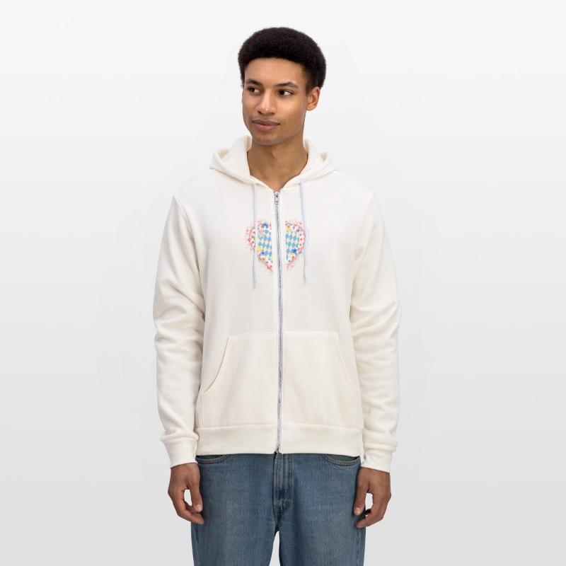 Gingerbread heart shape blue white Bavarian style