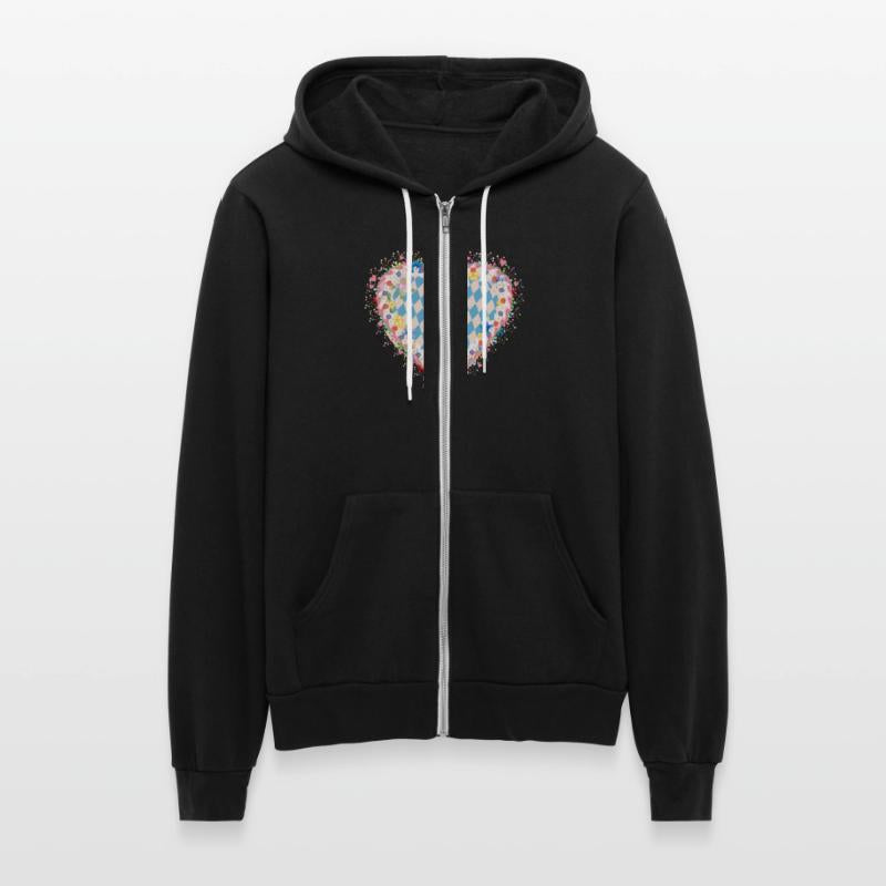 Gingerbread heart shape blue white Bavarian style