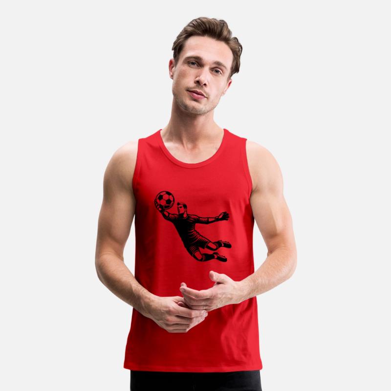 Goalkeeper Saves Spectacular Shot In Soccer