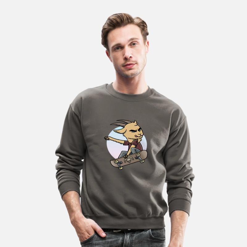 Goat On A Skateboard Skateboarding