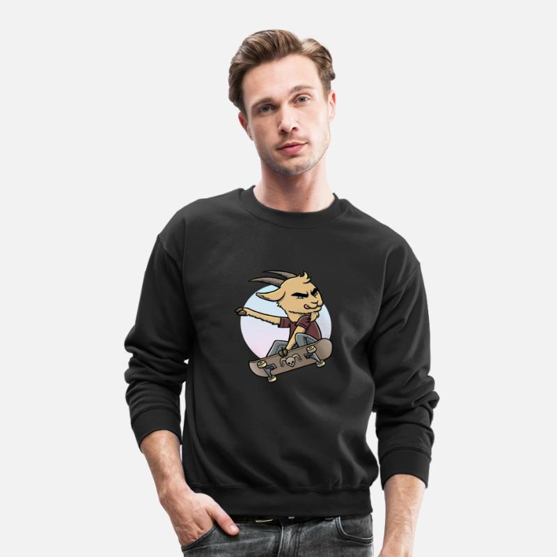 Goat On A Skateboard Skateboarding