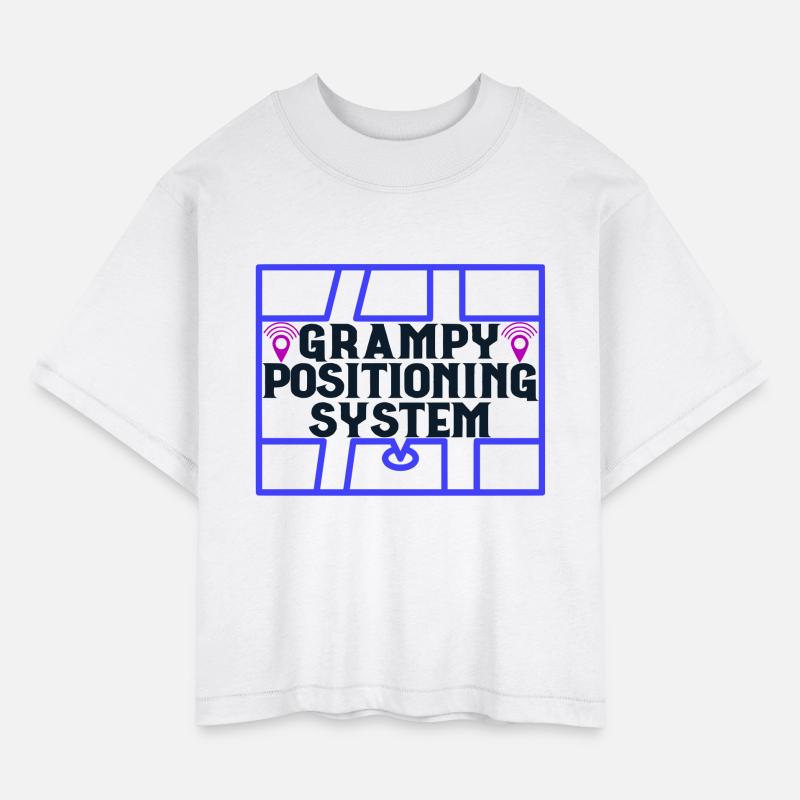 GPS Grampy Positioning System Vector 3 Color Funny