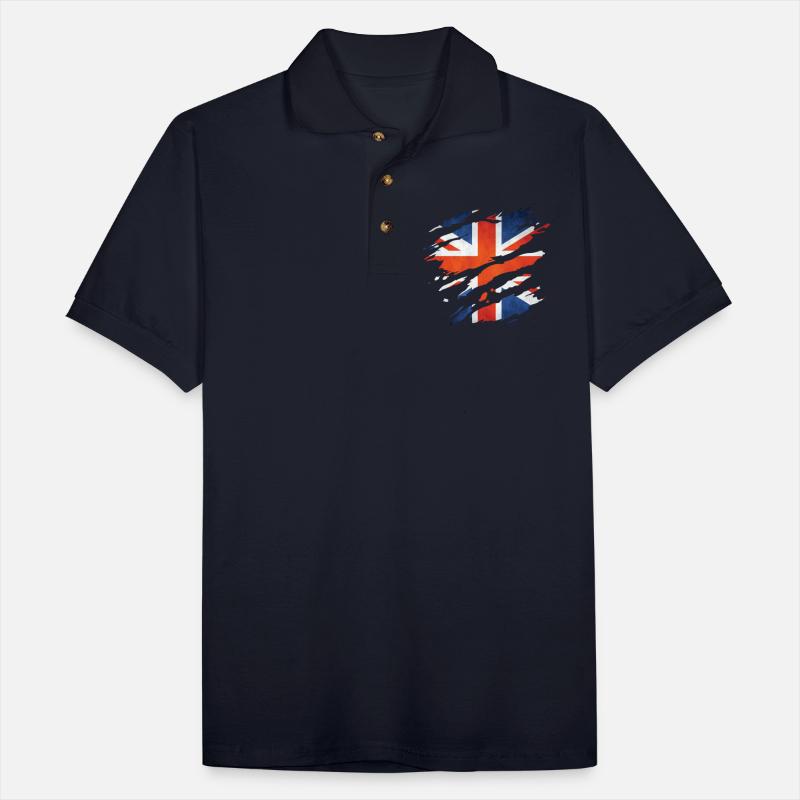 Great Britain - National Flag, Scratches, Cracks