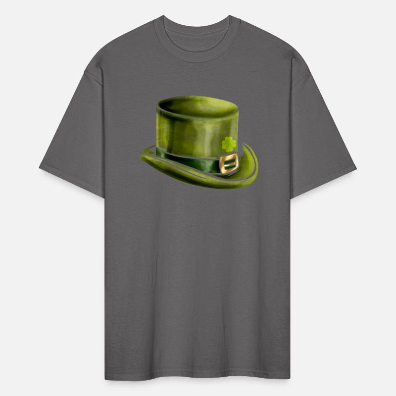 Green Leprechauns Hat Cylinder Shamrock On St