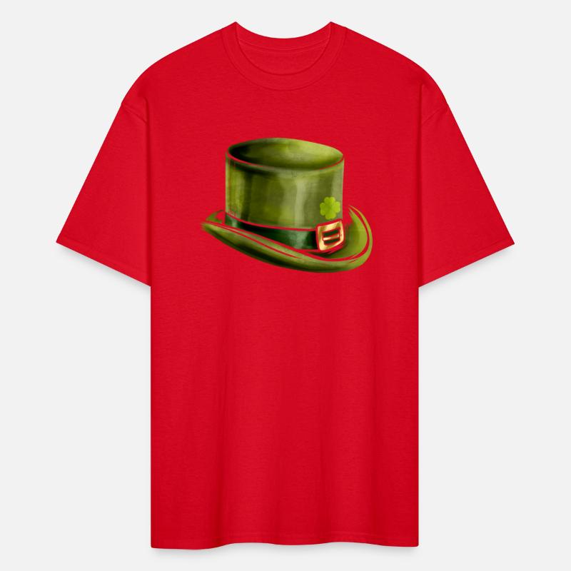 Green Leprechauns Hat Cylinder Shamrock On St