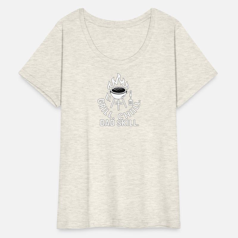 Grill, Dad Skill T-Shirt Design