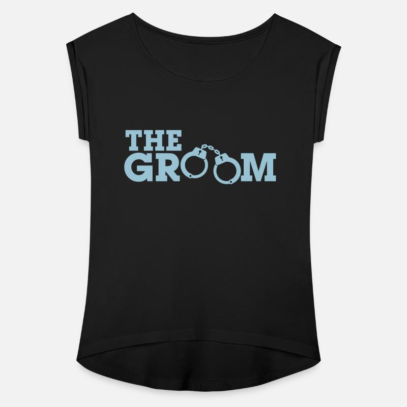 Groom in handcuffs - vector design