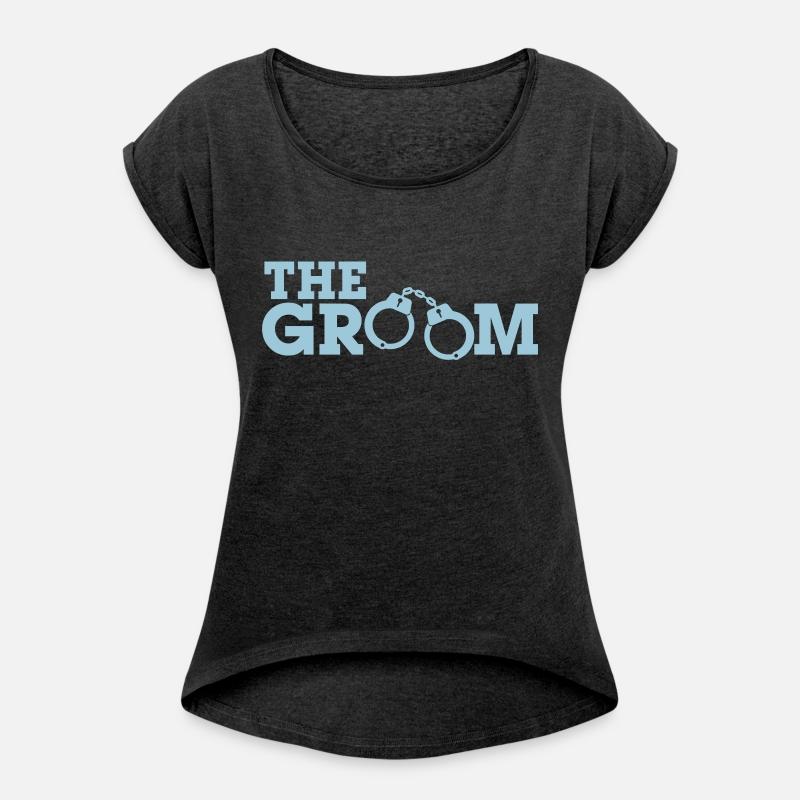 Groom in handcuffs - vector design