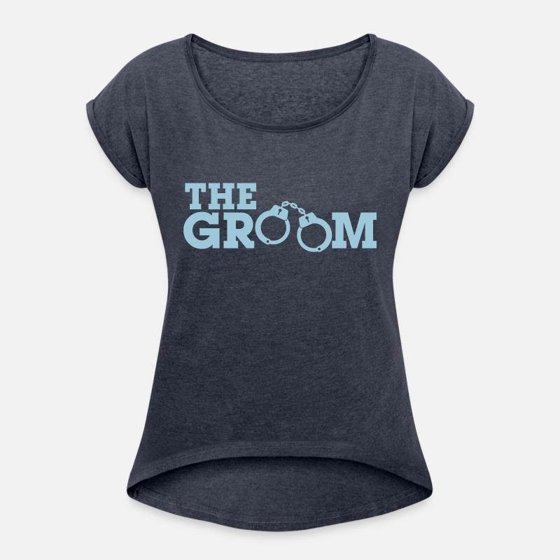 Groom in handcuffs - vector design