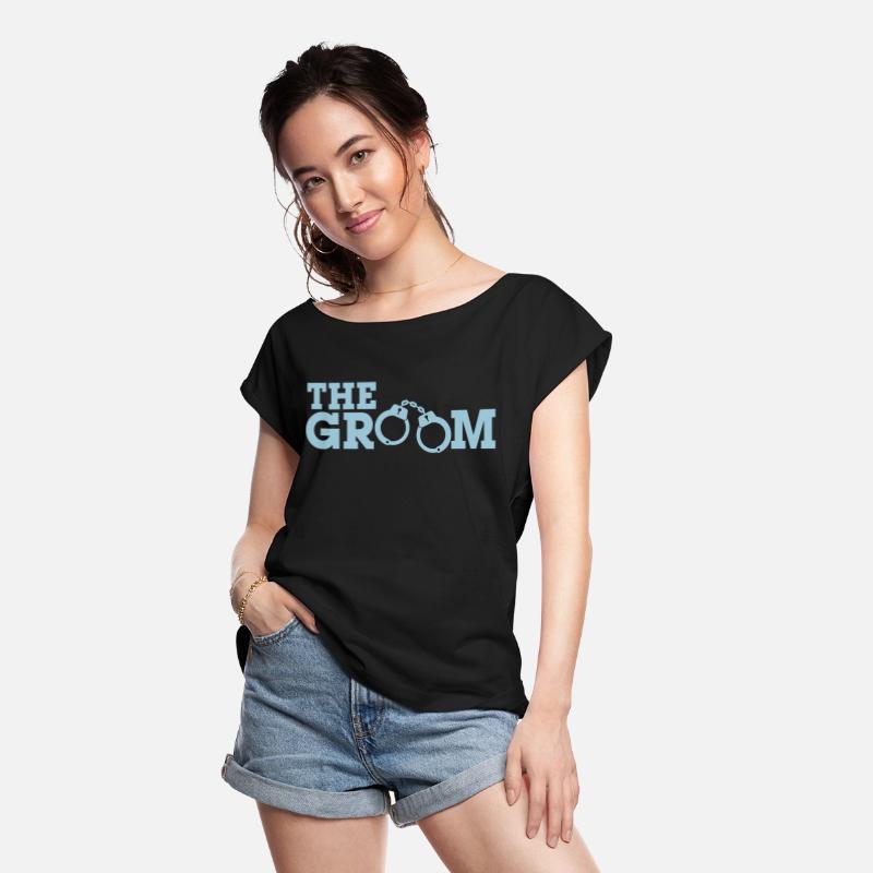 Groom in handcuffs - vector design