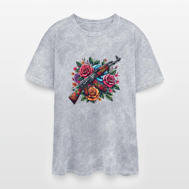 Gun And Roses Batik Style