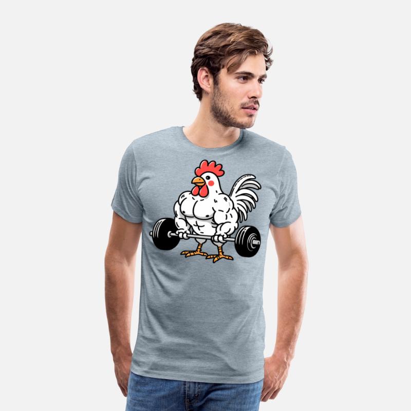Gym Cartoon Rooster
