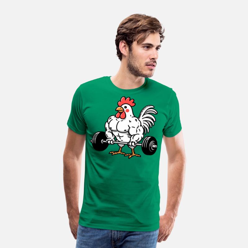 Gym Cartoon Rooster