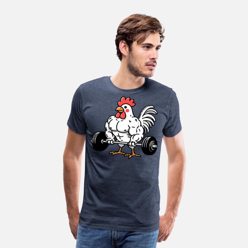 Gym Cartoon Rooster