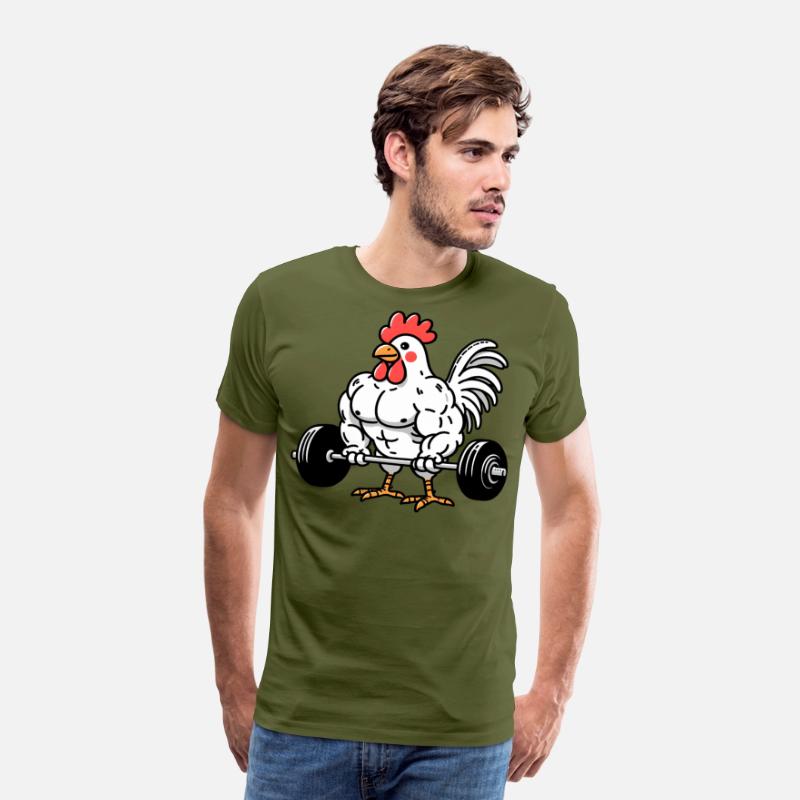 Gym Cartoon Rooster