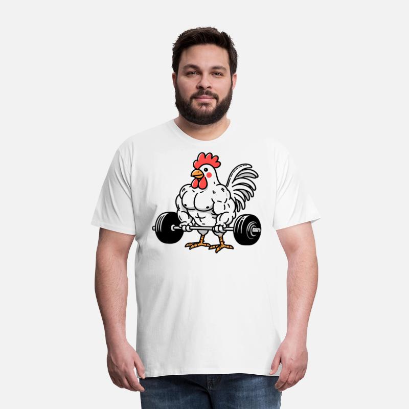 Gym Cartoon Rooster