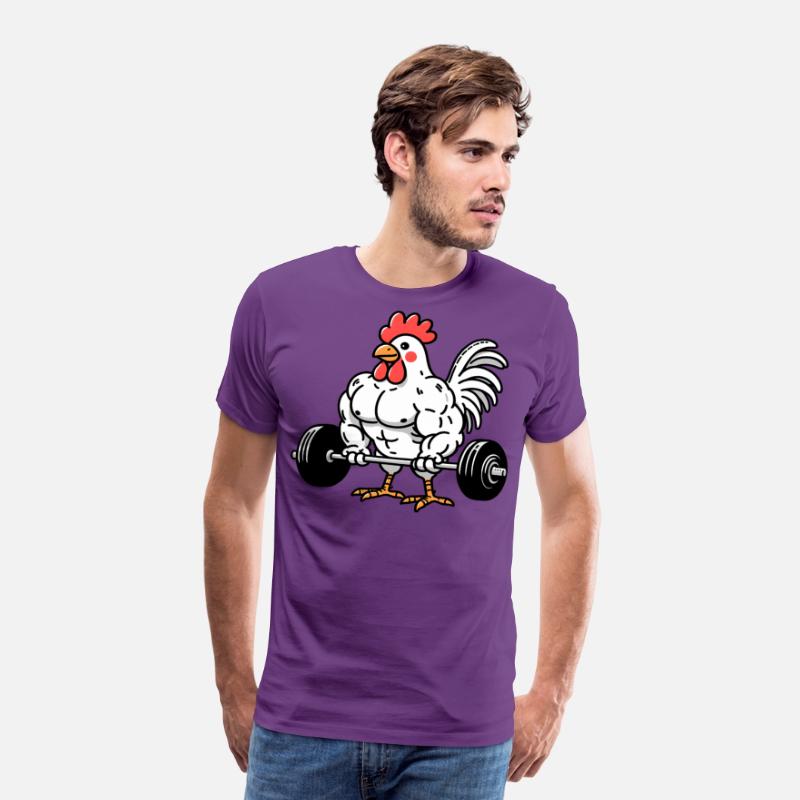 Gym Cartoon Rooster