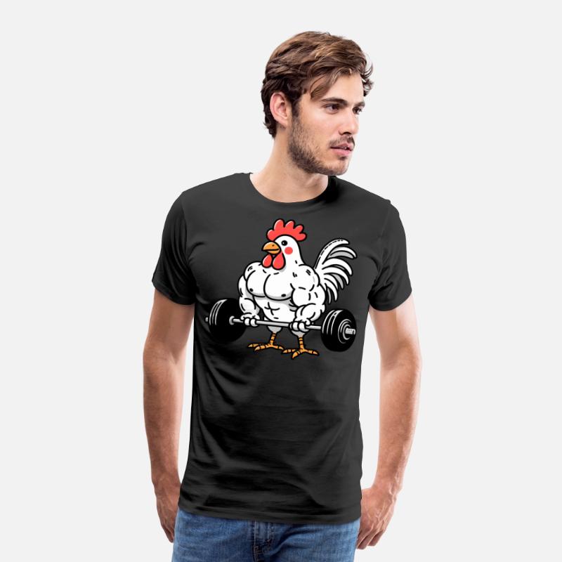 Gym Cartoon Rooster