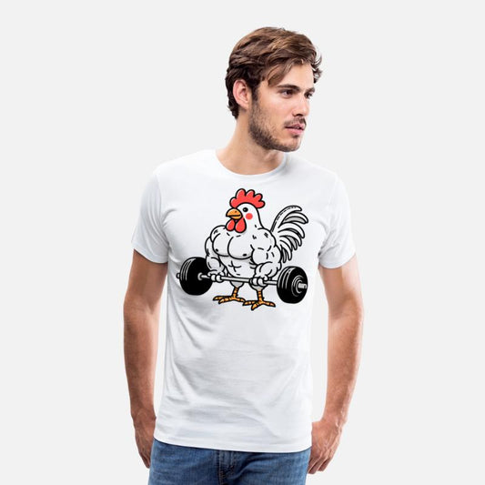 Gym Cartoon Rooster