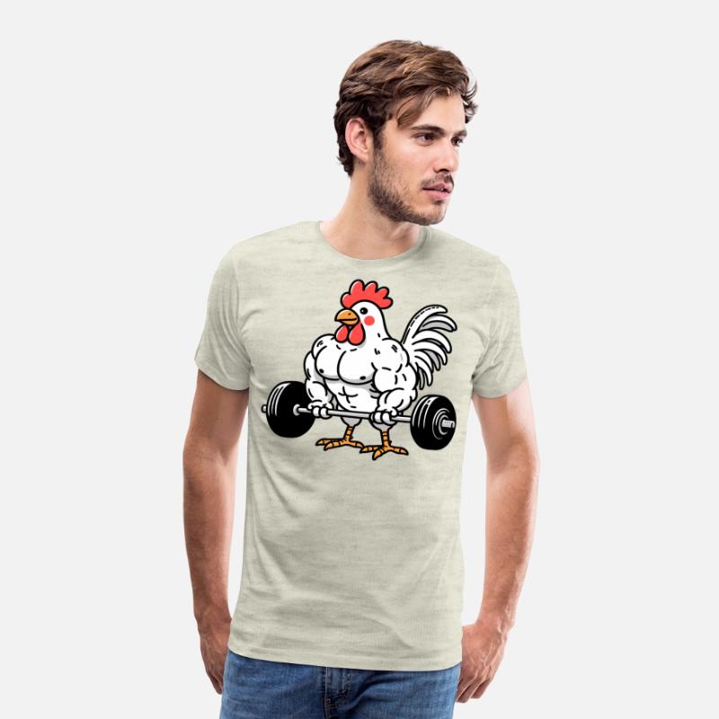 Gym Cartoon Rooster