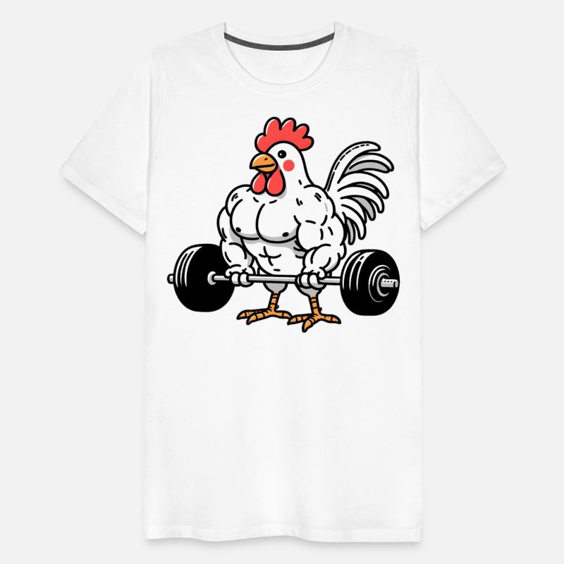 Gym Cartoon Rooster