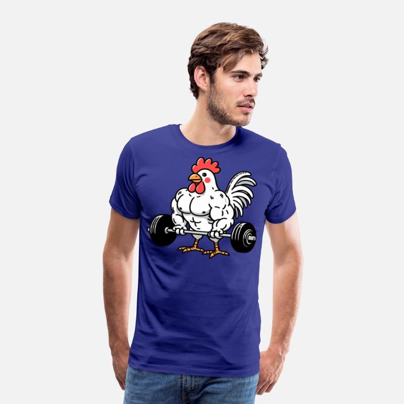 Gym Cartoon Rooster