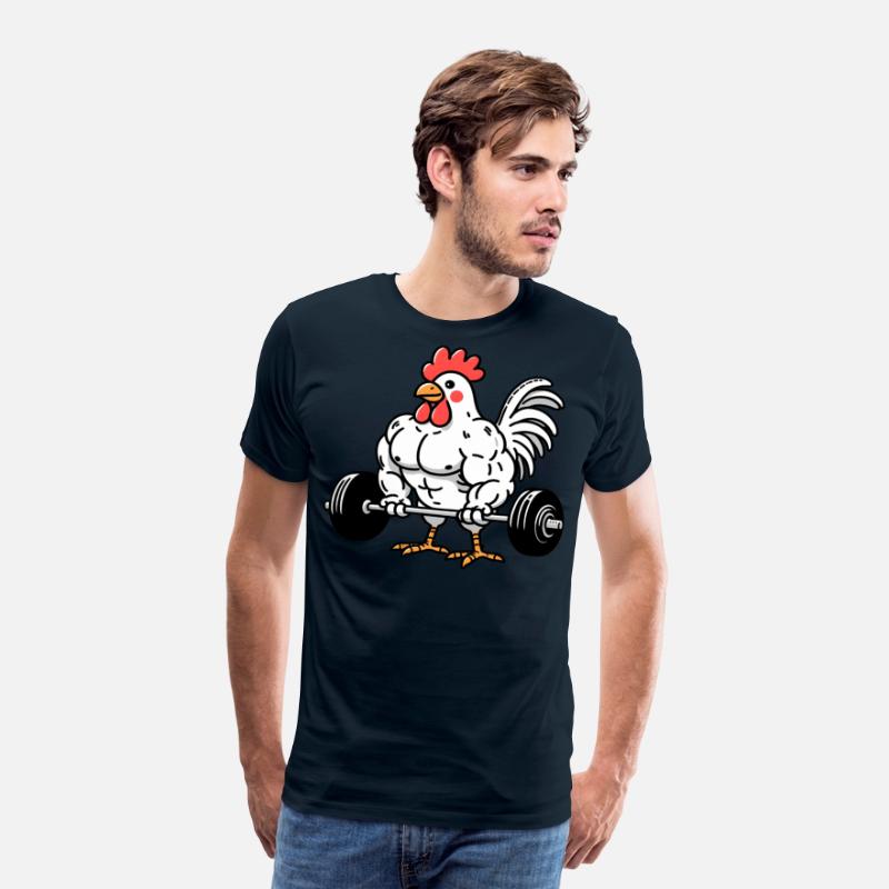 Gym Cartoon Rooster