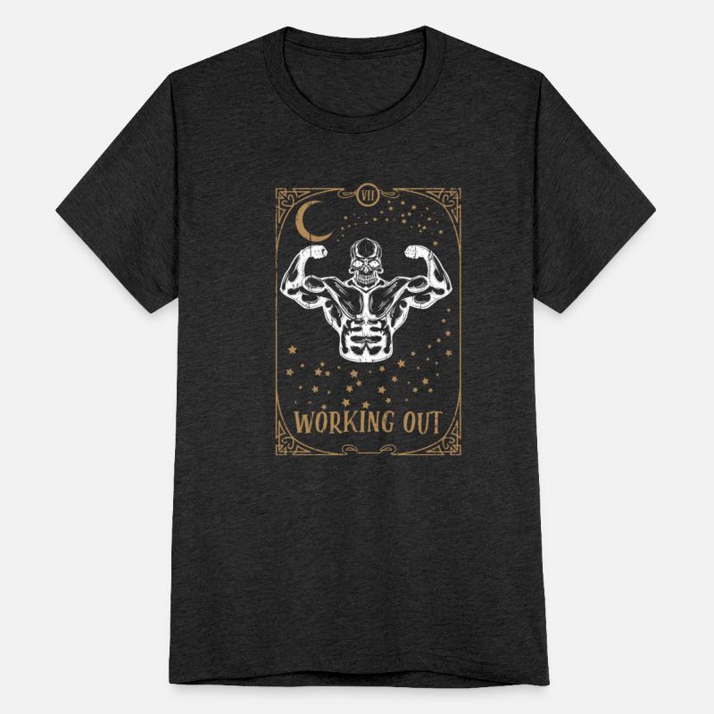 Gym Tarot Card Occult Club Gothic Workout