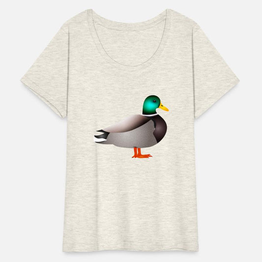 hand drawn male duck