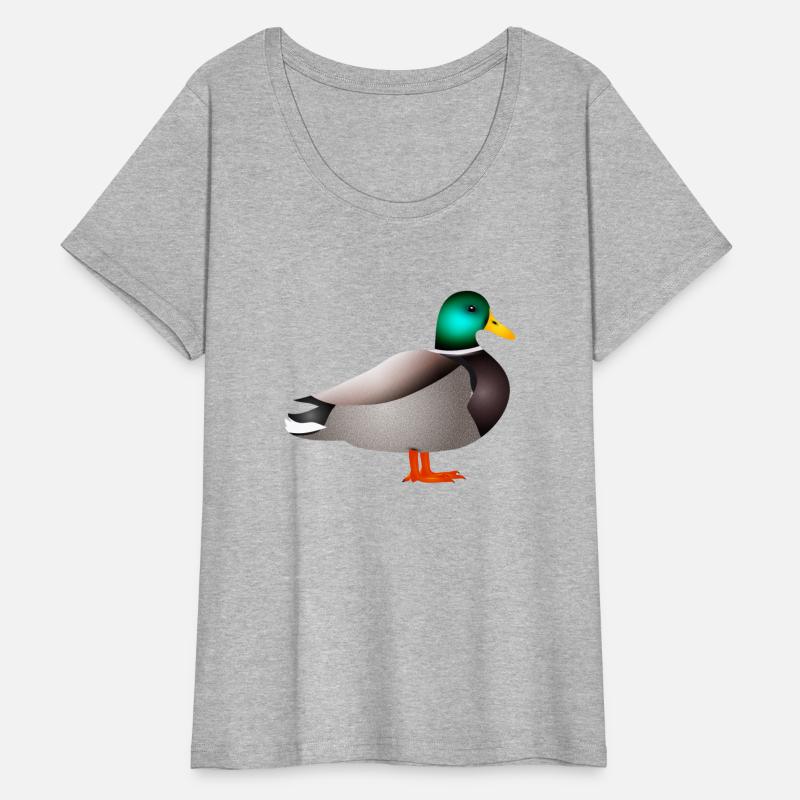 hand drawn male duck