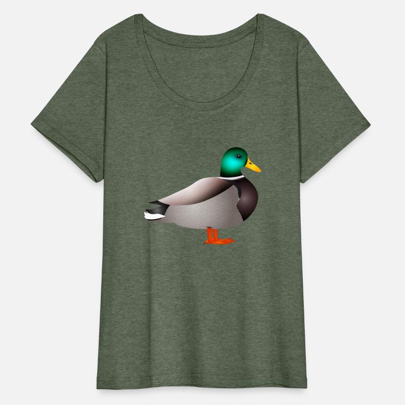 hand drawn male duck
