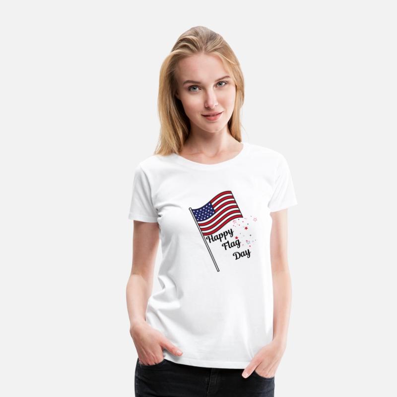 Happy flag day T shirt design