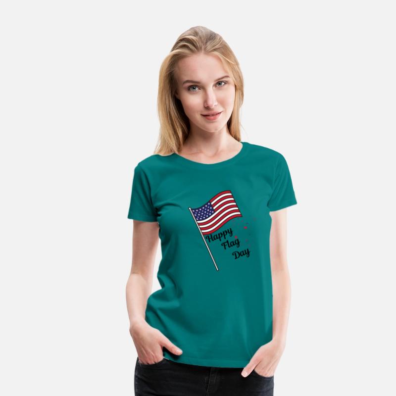 Happy flag day T shirt design