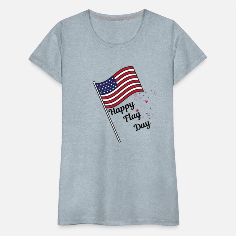 Happy flag day T shirt design