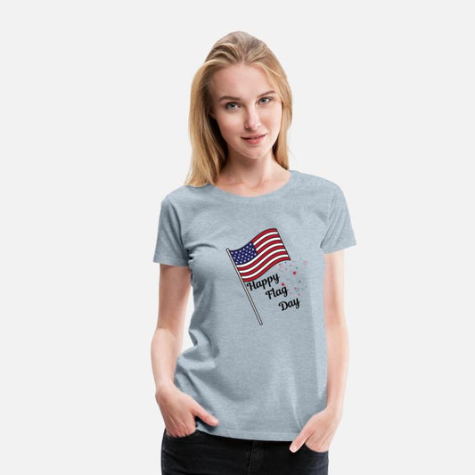Happy flag day T shirt design