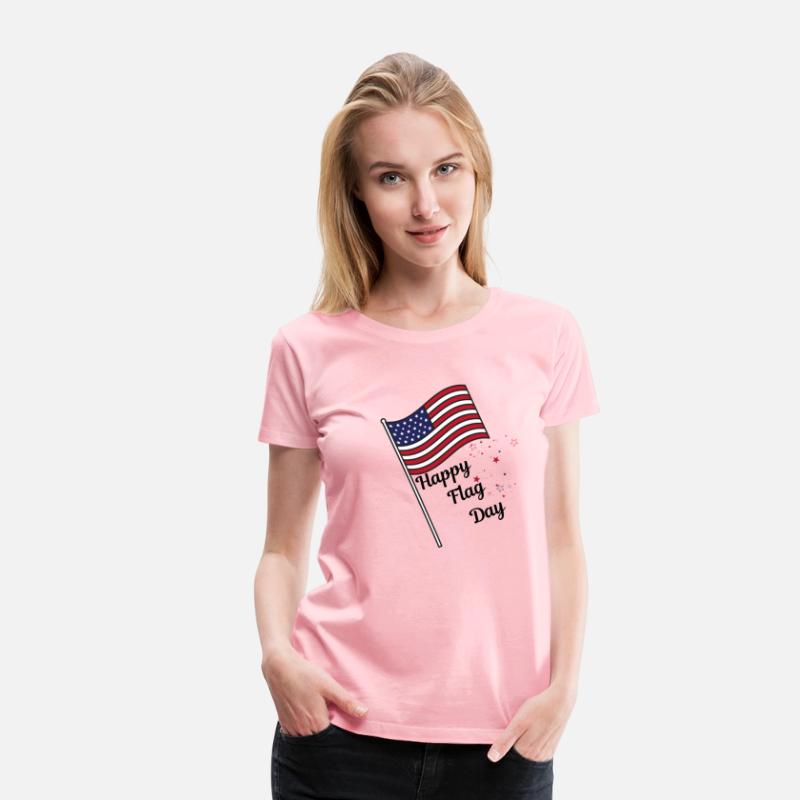 Happy flag day T shirt design