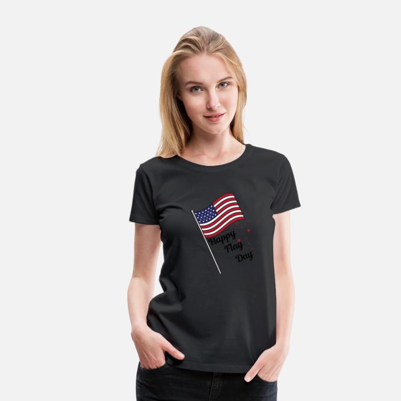 Happy flag day T shirt design